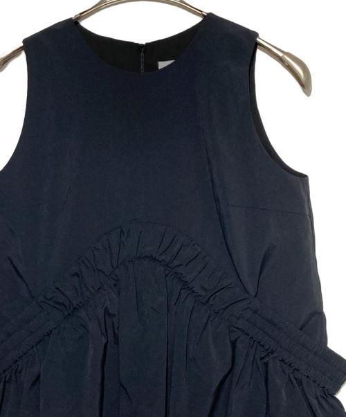 UN3D.（アンスリード）UN3D. (アンスリード) ROUND GATHER TOP ブラック サイズ:38の古着・服飾アイテム