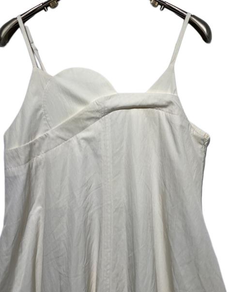 OMMO（オーエムエムオー）OMMO (オーエムエムオー) LAYERED BALLOON CAMI OP ホワイト サイズ:FREEの古着・服飾アイテム