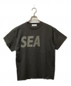 WIND AND SEAウィンダンシー）の古着「プリントTシャツ」｜グレー