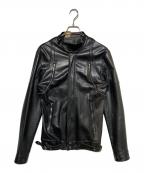 N.HOOLYWOODエヌ ハリウッド）の古着「アクティビスト期シングルライダースジャケット」｜ブラック