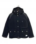 and wanderアンドワンダー）の古着「タフダウンジャケット」｜ブラック