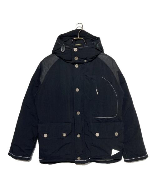 and wander（アンドワンダー）and wander (アンドワンダー) タフダウンジャケット ブラック サイズ:3の古着・服飾アイテム