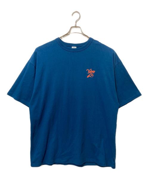 KEBOZ（ケボズ）KEBOZ (ケボズ) MKY S/S TEE プリントTシャツ ブルー サイズ:XLの古着・服飾アイテム