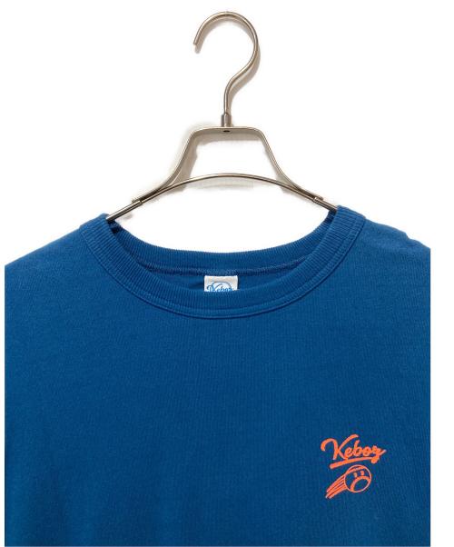 KEBOZ（ケボズ）KEBOZ (ケボズ) MKY S/S TEE プリントTシャツ ブルー サイズ:XLの古着・服飾アイテム