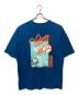 KEBOZ (ケボズ) MKY S/S TEE プリントTシャツ ブルー サイズ:XL：4000円