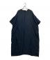 kagure（カグレ）の古着「リネンレーヨンワイドワンピース」｜ネイビー