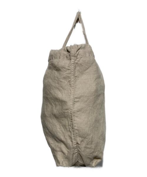 KAGURE（カグレ）KAGURE (カグレ) リネントートバッグ ベージュの古着・服飾アイテム