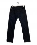 SUGAR CANEシュガーケーン）の古着「470 セルビッチデニムパンツ」｜ブラック