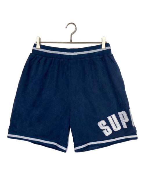 SUPREME（シュプリーム）Supreme (シュプリーム) Ultrasuede Mesh Short/ウルトラスウェードメッシュｼｮｰﾂ ネイビー サイズ:Ｍの古着・服飾アイテム