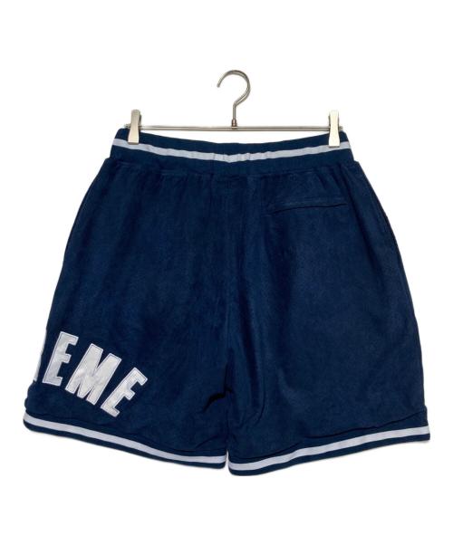 SUPREME（シュプリーム）Supreme (シュプリーム) Ultrasuede Mesh Short/ウルトラスウェードメッシュｼｮｰﾂ ネイビー サイズ:Ｍの古着・服飾アイテム
