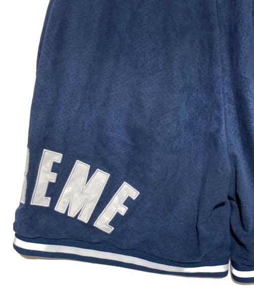 SUPREME（シュプリーム）Supreme (シュプリーム) Ultrasuede Mesh Short/ウルトラスウェードメッシュｼｮｰﾂ ネイビー サイズ:Ｍの古着・服飾アイテム