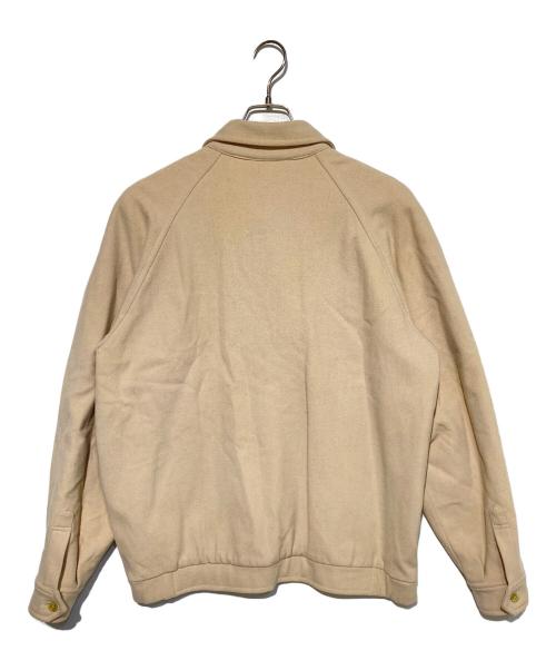 Christian Dior MONSIEUR（クリスチャンディオールムッシュ）Christian Dior MONSIEUR (クリスチャンディオールムッシュ) メルトンワークブルゾン アイボリー サイズ:Lの古着・服飾アイテム