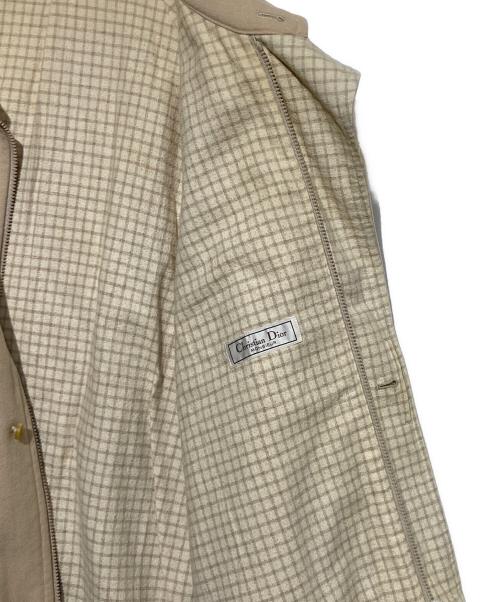 Christian Dior MONSIEUR（クリスチャンディオールムッシュ）Christian Dior MONSIEUR (クリスチャンディオールムッシュ) メルトンワークブルゾン アイボリー サイズ:Lの古着・服飾アイテム