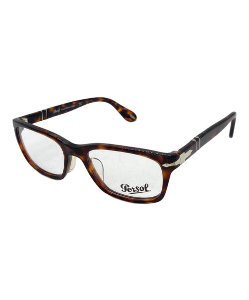 PERSOL（ペルソール）Persol (ペルソール) 眼鏡 ブラウン サイズ:52□18の古着・服飾アイテム