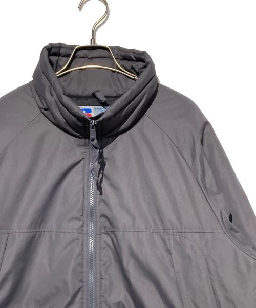 RUSSELL ATHLETIC（ラッセルアスレチック）RUSSELL ATHLETIC (ラッセルアスレチック) NYLON PADDED MONSTER SHORT JACKET グレー サイズ:Ｌの古着・服飾アイテム