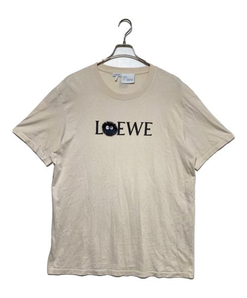 LOEWE（ロエベ）LOEWE (ロエベ) 21SS コラボロゴTシャツ ベージュ サイズ:XLの古着・服飾アイテム