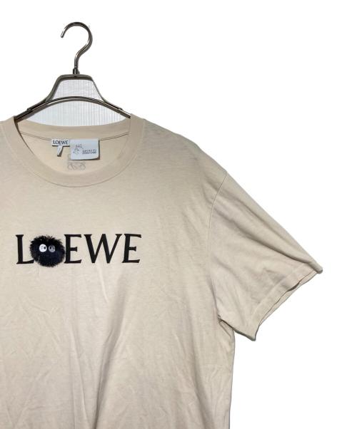 LOEWE（ロエベ）LOEWE (ロエベ) 21SS コラボロゴTシャツ ベージュ サイズ:XLの古着・服飾アイテム