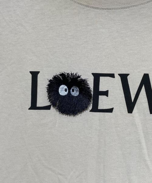 LOEWE（ロエベ）LOEWE (ロエベ) 21SS コラボロゴTシャツ ベージュ サイズ:XLの古着・服飾アイテム