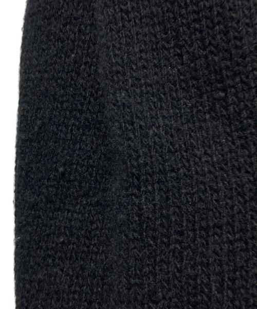 PRADA（プラダ）PRADA (プラダ) ウールカシミヤブレンドロゴニット ブラック サイズ:40の古着・服飾アイテム