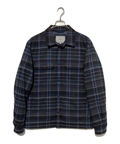 WOOLRICH（ウールリッチ）WOOLRICH (ウールリッチ) ALASKAN WL CK OVERSHIRT グレー サイズ:Lの古着・服飾アイテム