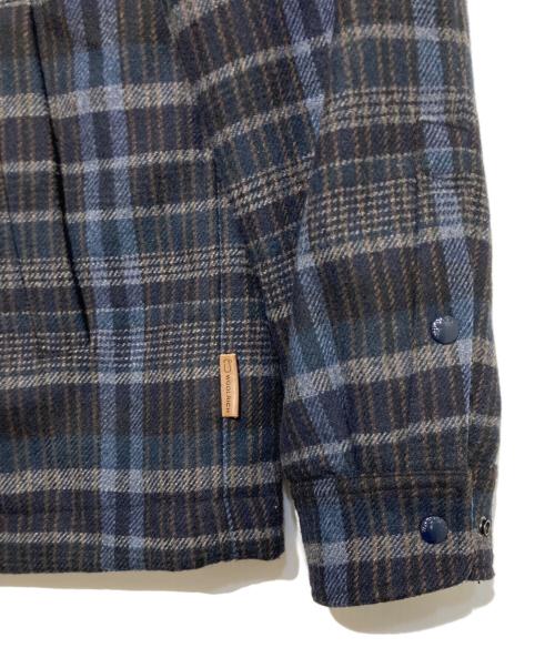 WOOLRICH（ウールリッチ）WOOLRICH (ウールリッチ) ALASKAN WL CK OVERSHIRT グレー サイズ:Lの古着・服飾アイテム