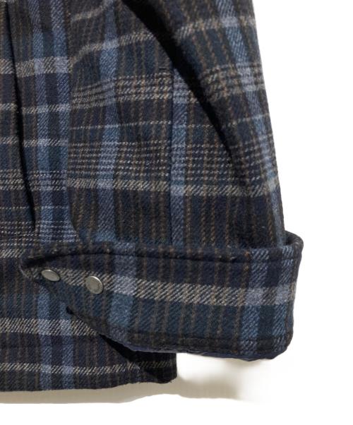 WOOLRICH（ウールリッチ）WOOLRICH (ウールリッチ) ALASKAN WL CK OVERSHIRT グレー サイズ:Lの古着・服飾アイテム