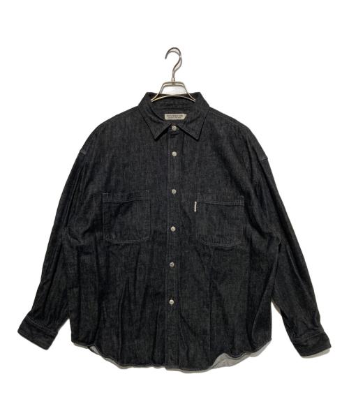 COOTIE PRODUCTIONS（クーティープロダクツ）COOTIE PRODUCTIONS (クーティープロダクツ) Denim Work Shirt ブラック サイズ:Mの古着・服飾アイテム