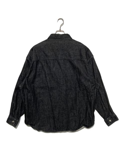 COOTIE PRODUCTIONS（クーティープロダクツ）COOTIE PRODUCTIONS (クーティープロダクツ) Denim Work Shirt ブラック サイズ:Mの古着・服飾アイテム