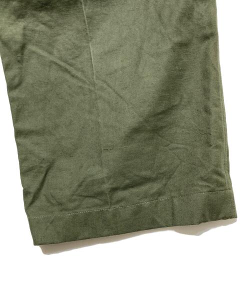 USED（ユーズド）USED (ユーズド) フランス軍 メカニックパンツ グリーン サイズ:24の古着・服飾アイテム
