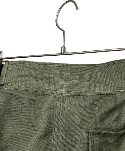 USED（ユーズド）USED (ユーズド) フランス軍 メカニックパンツ グリーン サイズ:24の古着・服飾アイテム
