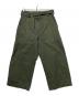 USED（ユーズド）の古着「フランス軍 メカニックパンツ」｜グリーン