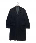 PAUL SMITHポールスミス）の古着「肩パッド入りカシミヤ混チェスターコート」｜グレー