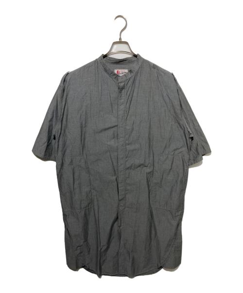 Hysteric Glamour（ヒステリックグラマー）Hysteric Glamour (ヒステリックグラマー) バックロゴシャツワンピース グレー サイズ:FREEの古着・服飾アイテム