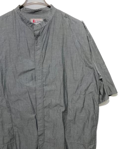 Hysteric Glamour（ヒステリックグラマー）Hysteric Glamour (ヒステリックグラマー) バックロゴシャツワンピース グレー サイズ:FREEの古着・服飾アイテム