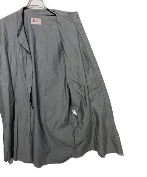 Hysteric Glamour（ヒステリックグラマー）Hysteric Glamour (ヒステリックグラマー) バックロゴシャツワンピース グレー サイズ:FREEの古着・服飾アイテム