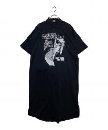 Hysteric Glamour（ヒステリックグラマー）の古着「NIGHT GAMES ロングワンピース」｜ブラック