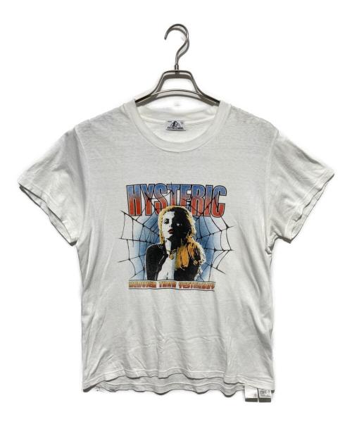 Hysteric Glamour（ヒステリックグラマー）Hysteric Glamour (ヒステリックグラマー) HEAVIER THAN YESTERDAY Tシャツ ホワイト サイズ:freeの古着・服飾アイテム