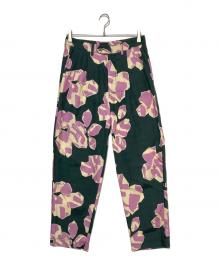 BANANATIME（バナナタイム）の古着「総柄パンツ」｜パープル×グリーン