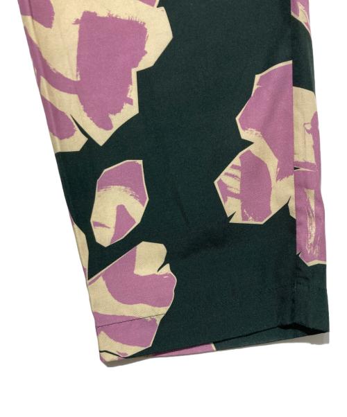 BANANATIME（バナナタイム）BANANATIME (バナナタイム) 総柄パンツ パープル×グリーン サイズ:XSの古着・服飾アイテム