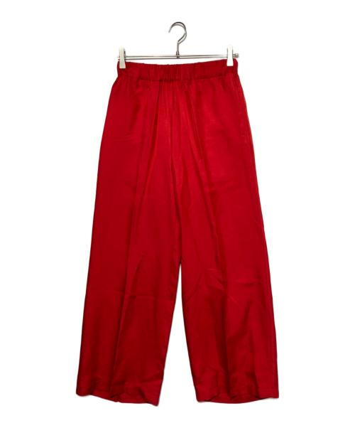 DEUXIEME CLASSE（ドゥーズィエム クラス）Deuxieme Classe (ドゥーズィエム クラス) Silk Looker パンツ レッド サイズ:36の古着・服飾アイテム