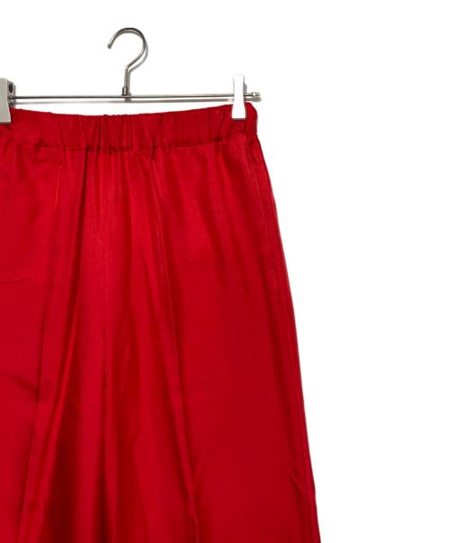 DEUXIEME CLASSE（ドゥーズィエム クラス）Deuxieme Classe (ドゥーズィエム クラス) Silk Looker パンツ レッド サイズ:36の古着・服飾アイテム