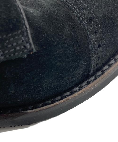 brother bridge（ブラザーブリッジ）BROTHER BRIDGE (ブラザーブリッジ) DALERU スエードシューズ ブラック サイズ:6の古着・服飾アイテム
