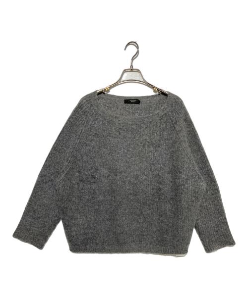 WEEKEND Max Mara（ウィークエンド マックスマーラ）WEEKEND Max Mara (ウィークエンド マックスマーラ) モヘアブレンドラグランニット グレー サイズ:Ｍの古着・服飾アイテム