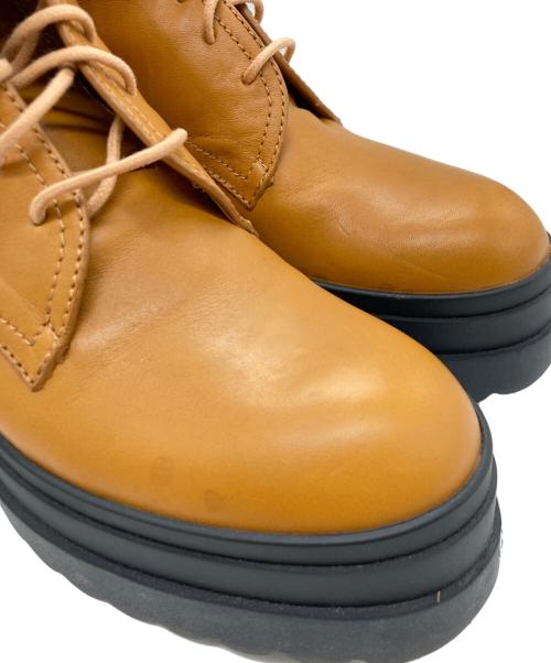 RED VALENTINO（レッドヴァレンティノ）RED VALENTINO (レッドヴァレンティノ) コンバットブーツ キャメル サイズ:37の古着・服飾アイテム