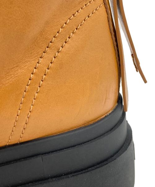 RED VALENTINO（レッドヴァレンティノ）RED VALENTINO (レッドヴァレンティノ) コンバットブーツ キャメル サイズ:37の古着・服飾アイテム