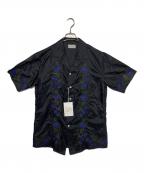 BED J.W. FORDベッドフォード）の古着「Embroidary Shirt」｜ブラック
