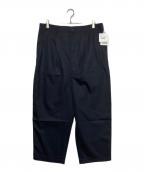 COMME des GARCONS HOMMEコムデギャルソン オム）の古着「ウールトロ ストレートパンツ」｜ネイビー