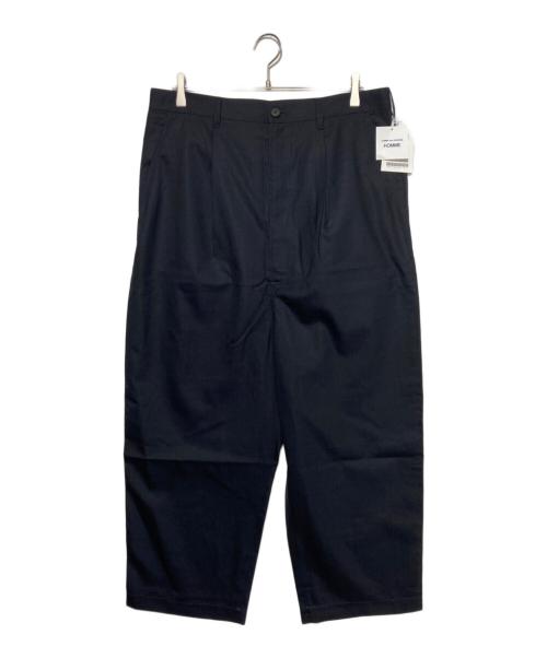 COMME des GARCONS HOMME（コムデギャルソン オム）COMME des GARCONS HOMME (コムデギャルソン オム) ウールトロ ストレートパンツ ネイビー サイズ:Lの古着・服飾アイテム