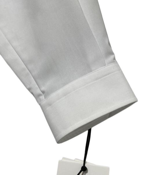 THE RERACS（ザ リラクス）THE RERACS (ザ リラクス) RERACS BAND COLLAR SHIRT ホワイト サイズ:48の古着・服飾アイテム