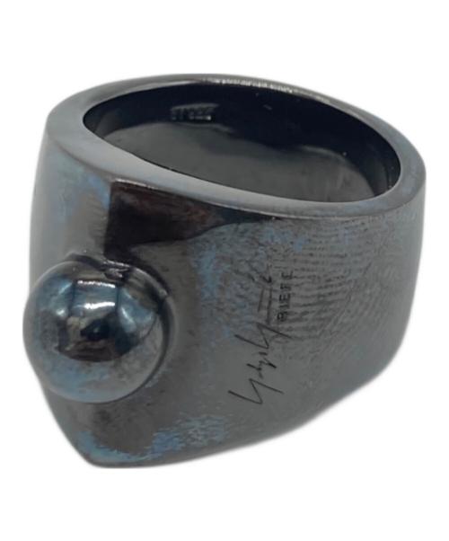 Yohji Yamamoto RIEFE（ヨウジヤマモト）YOHJI YAMAMOTO RIEFE (ヨウジヤマモト) リング ブラック サイズ:16号の古着・服飾アイテム